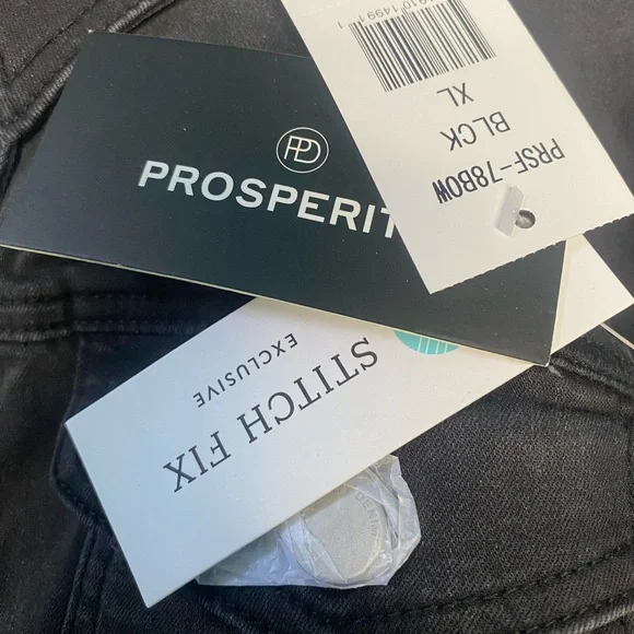 Prosperity Women's Classic Black Denim Jacket NWT - Picture 3 of 5